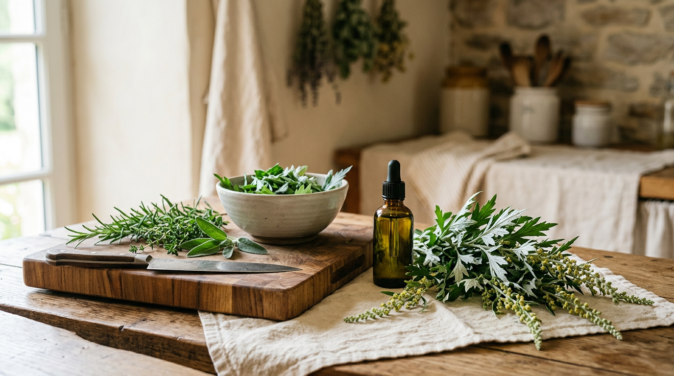 DIY Mugwort Solid Perfume: A Beeswax Balm Recipe